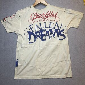 Y2K Blac Label Fallen Dreams Hell Bound Skull Graphic Men's T-Shirt XL Crew Neck